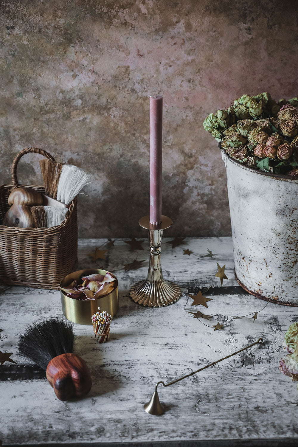Vintage-inspired Fluted Candle Holder