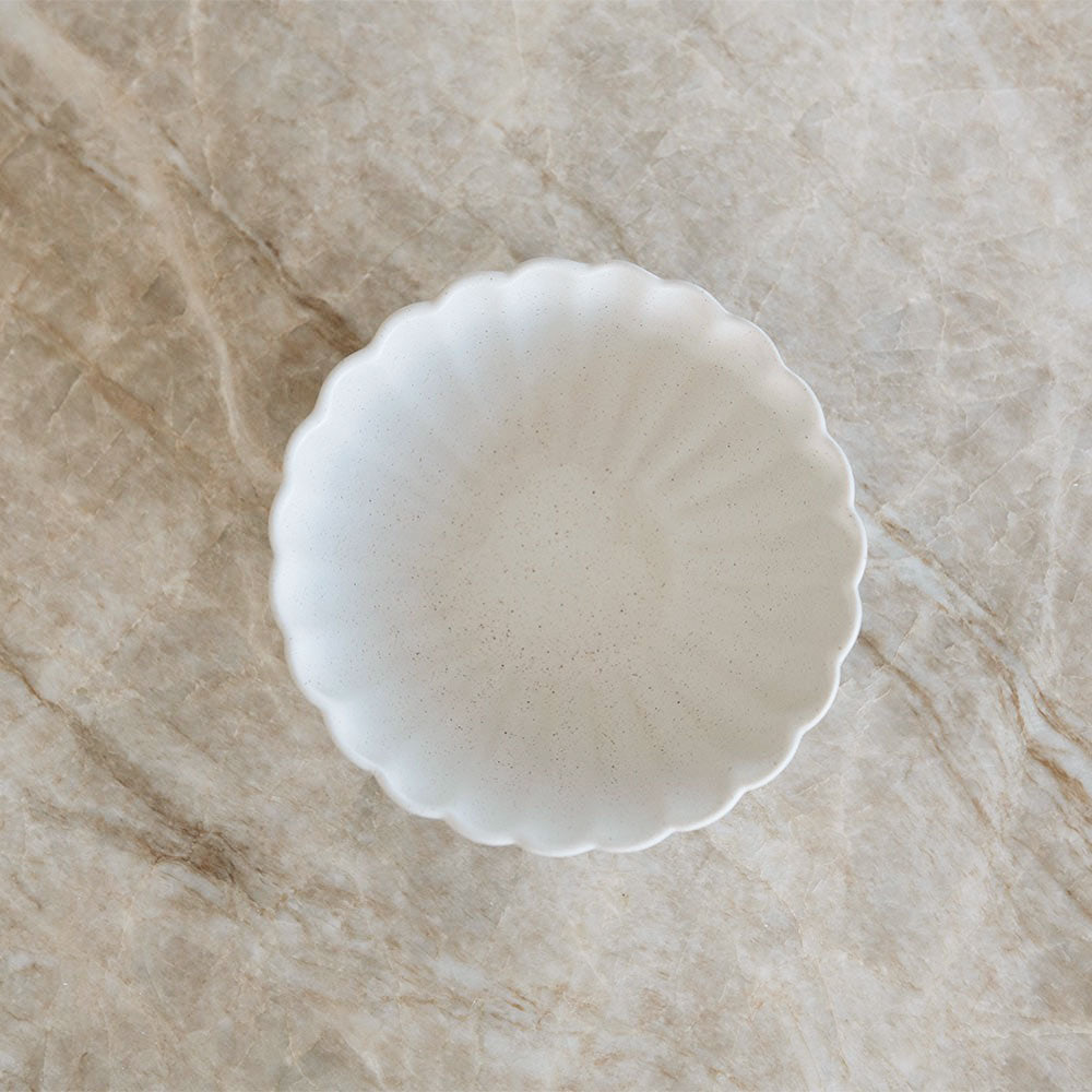 Fluted Ceramic Bowl