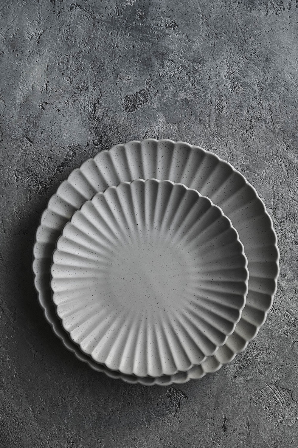 Fluted Ceramic Side Plate