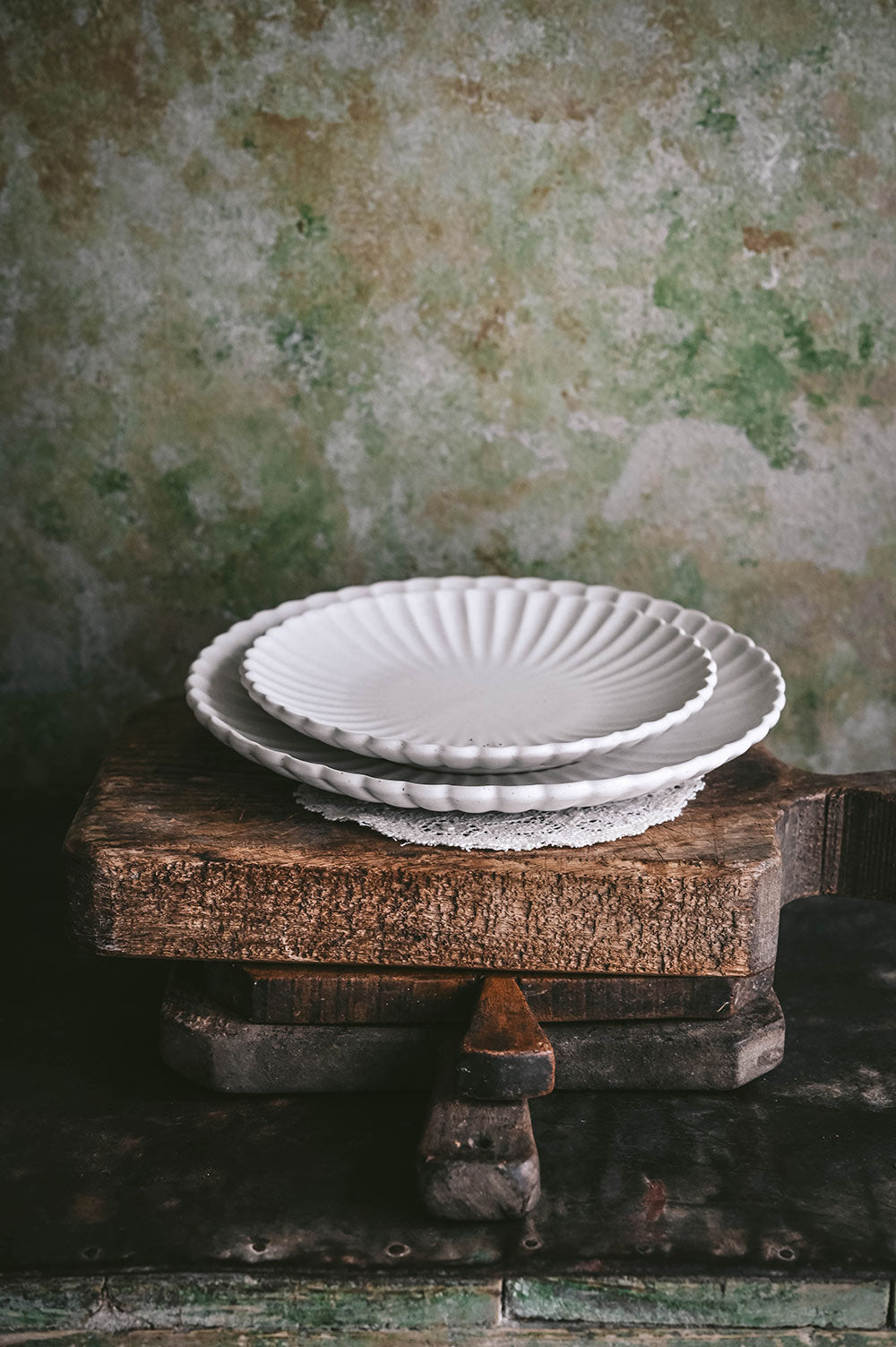 Fluted Ceramic Side Plate