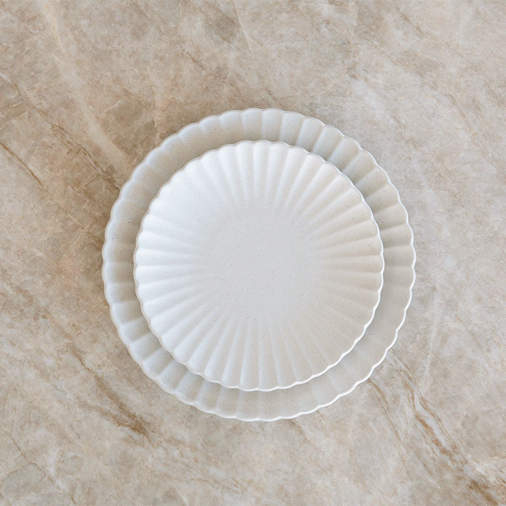 Fluted Ceramic Side Plate