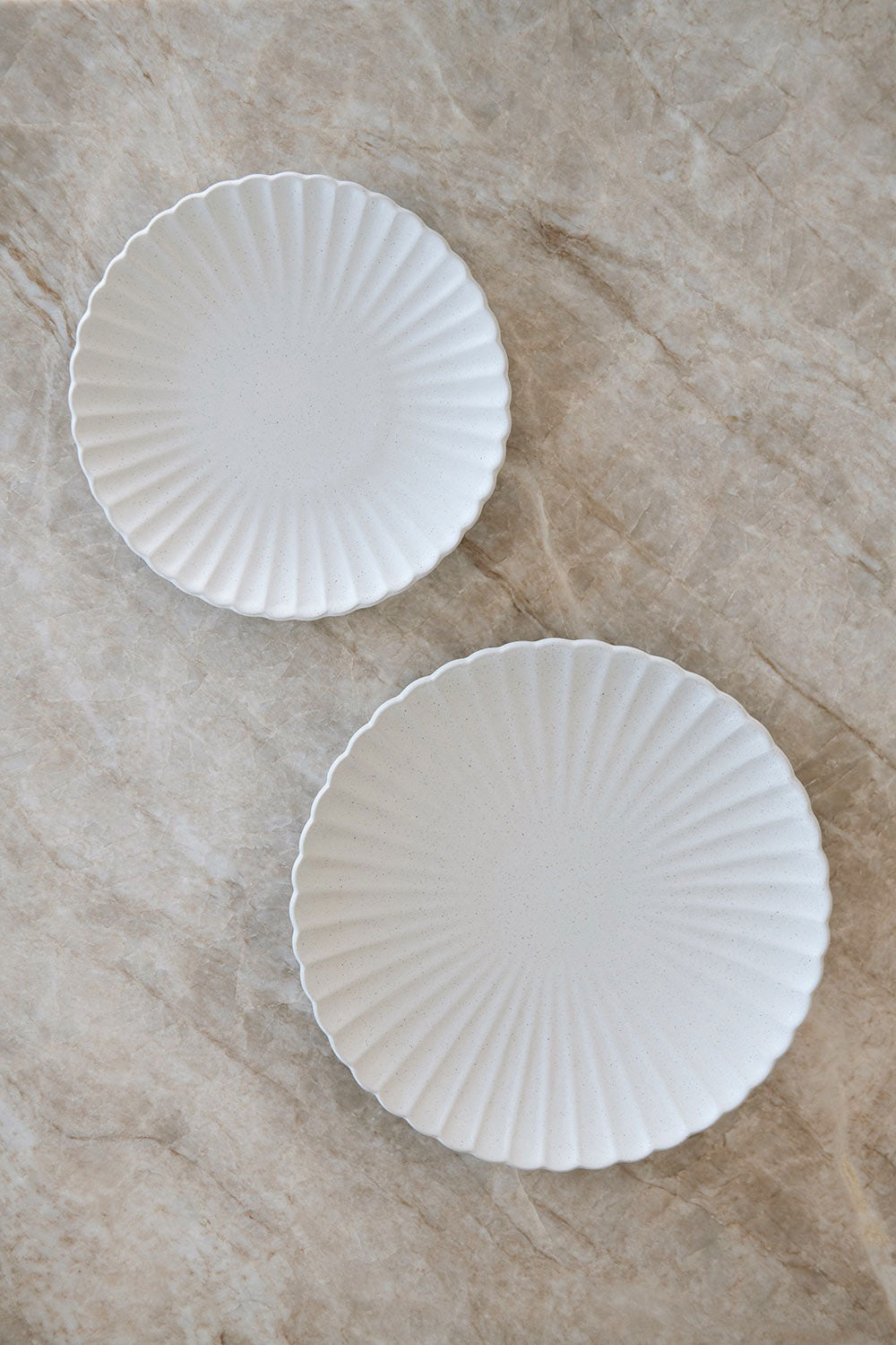 Fluted Ceramic Side Plate