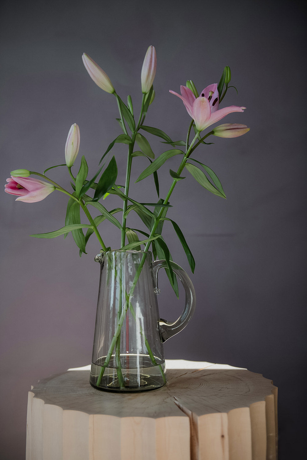 Recycled Glass Pitcher