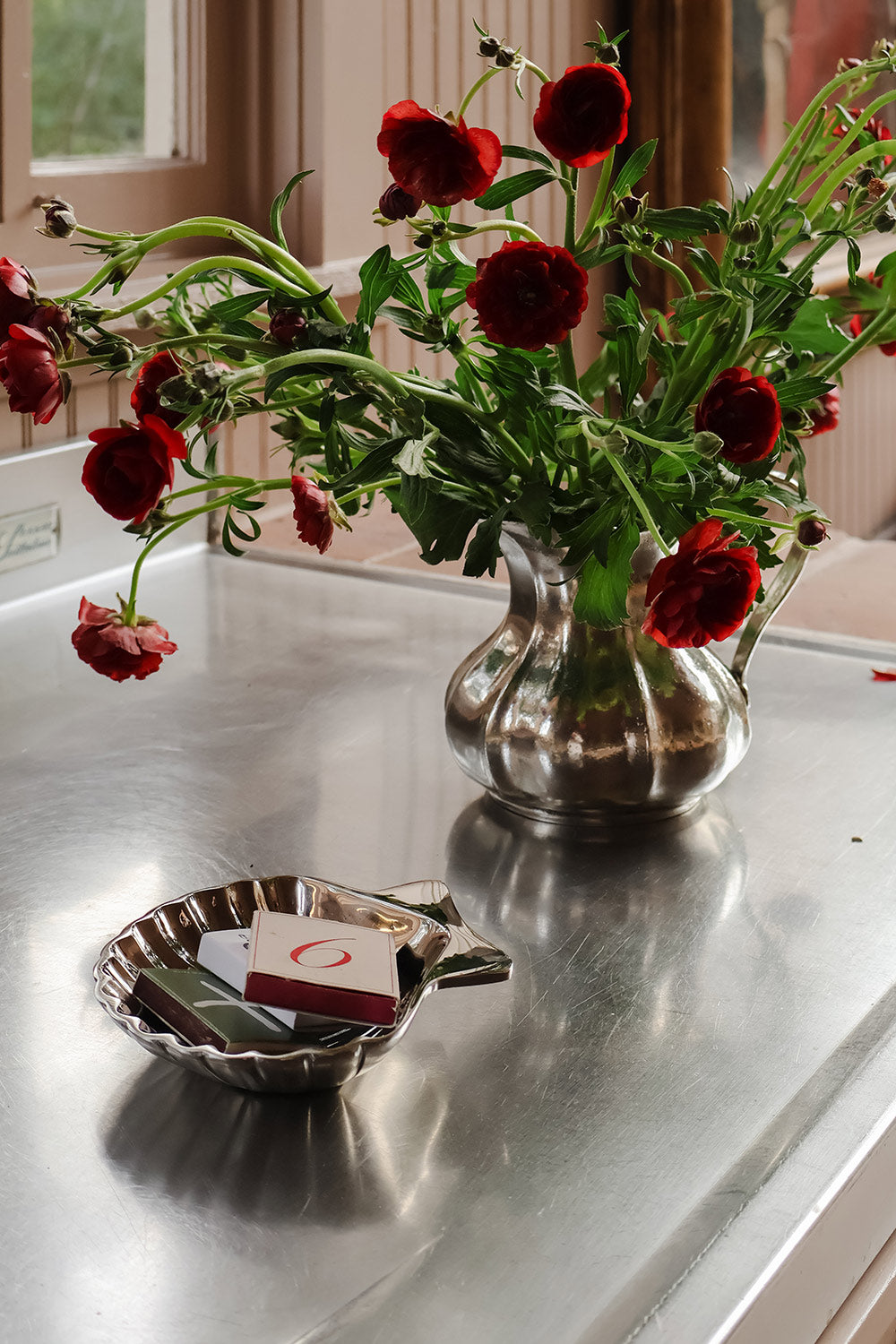Handcrafted Pewter Vase