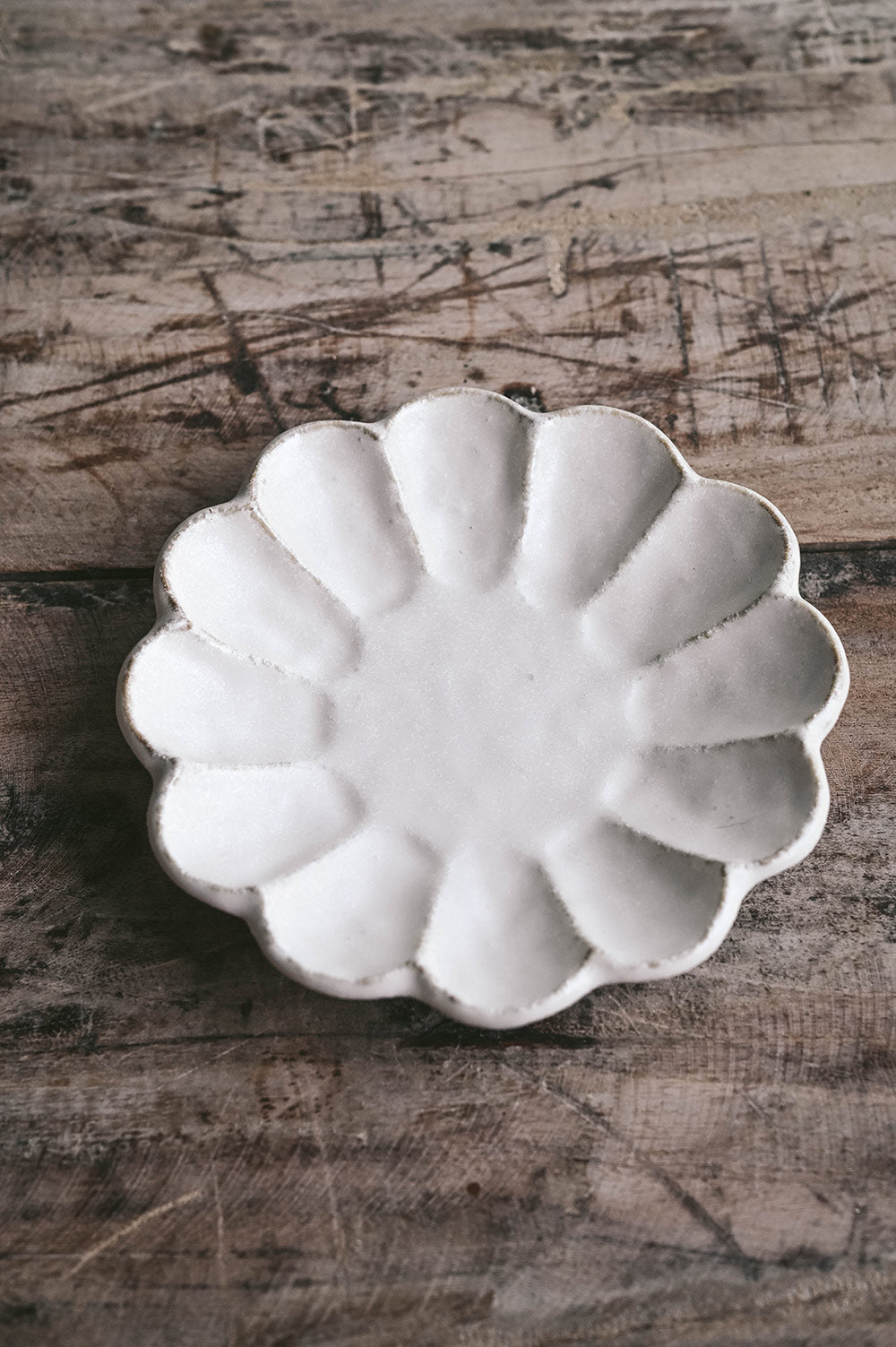 Small Ceramic Petal Plate