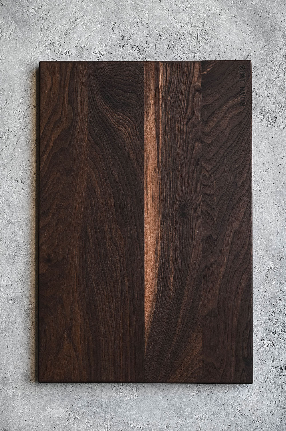Roan Iris Walnut Cutting Board