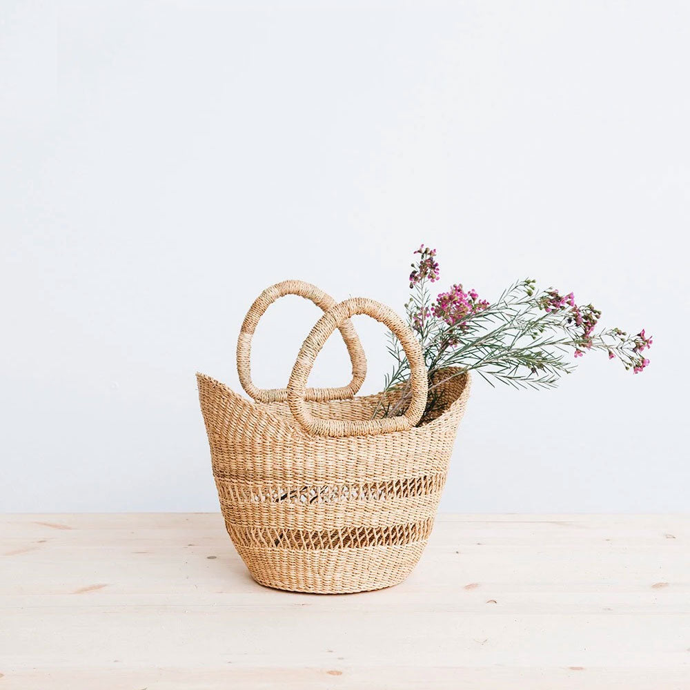 Woven Lace Shopper - Small
